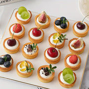 Stainless Steel Tart Ring 5cm Non-Stick Perforated Dessert Mold for Baking