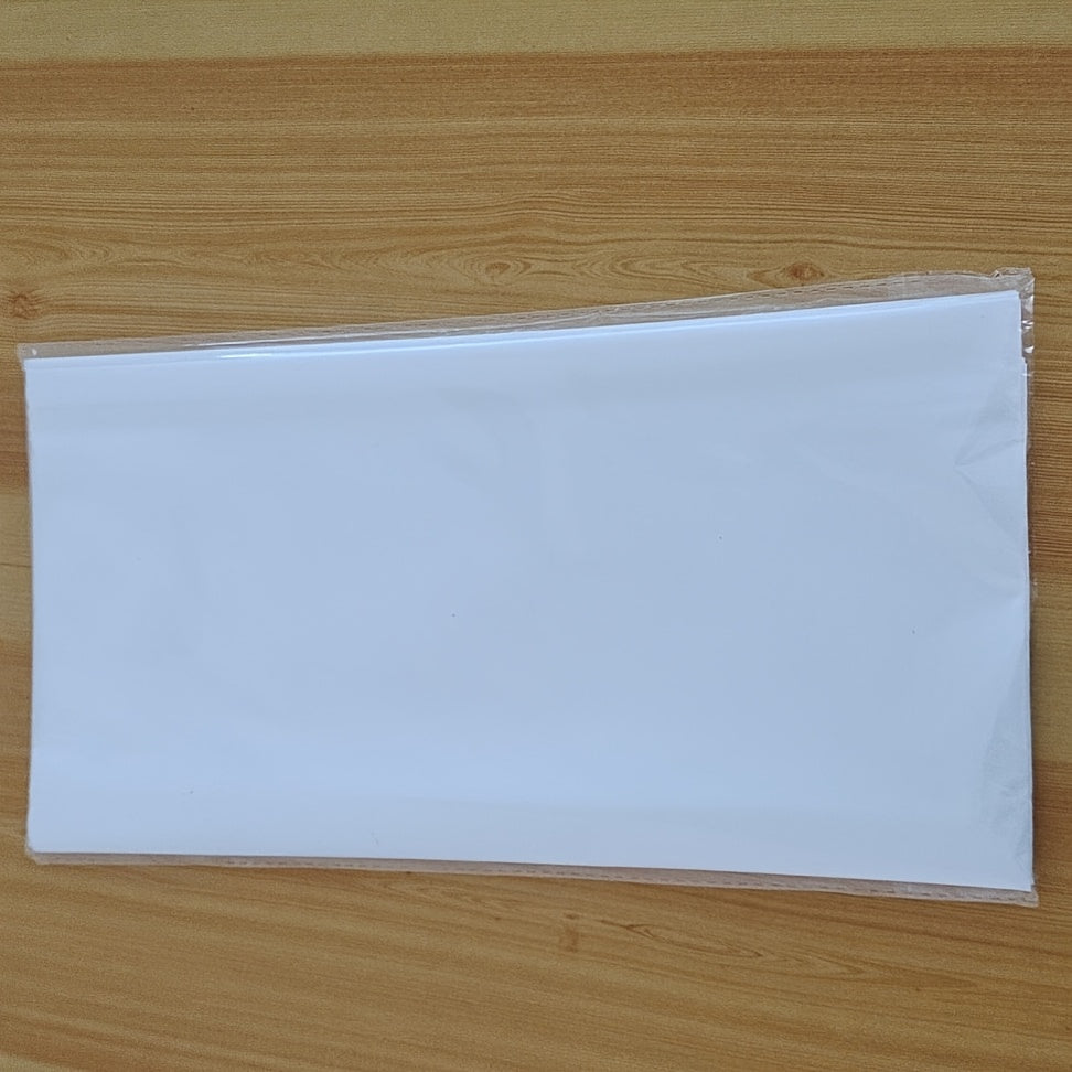 White Plastic Rectangular Disposable Tablecloth 137x274cm for Parties and Events