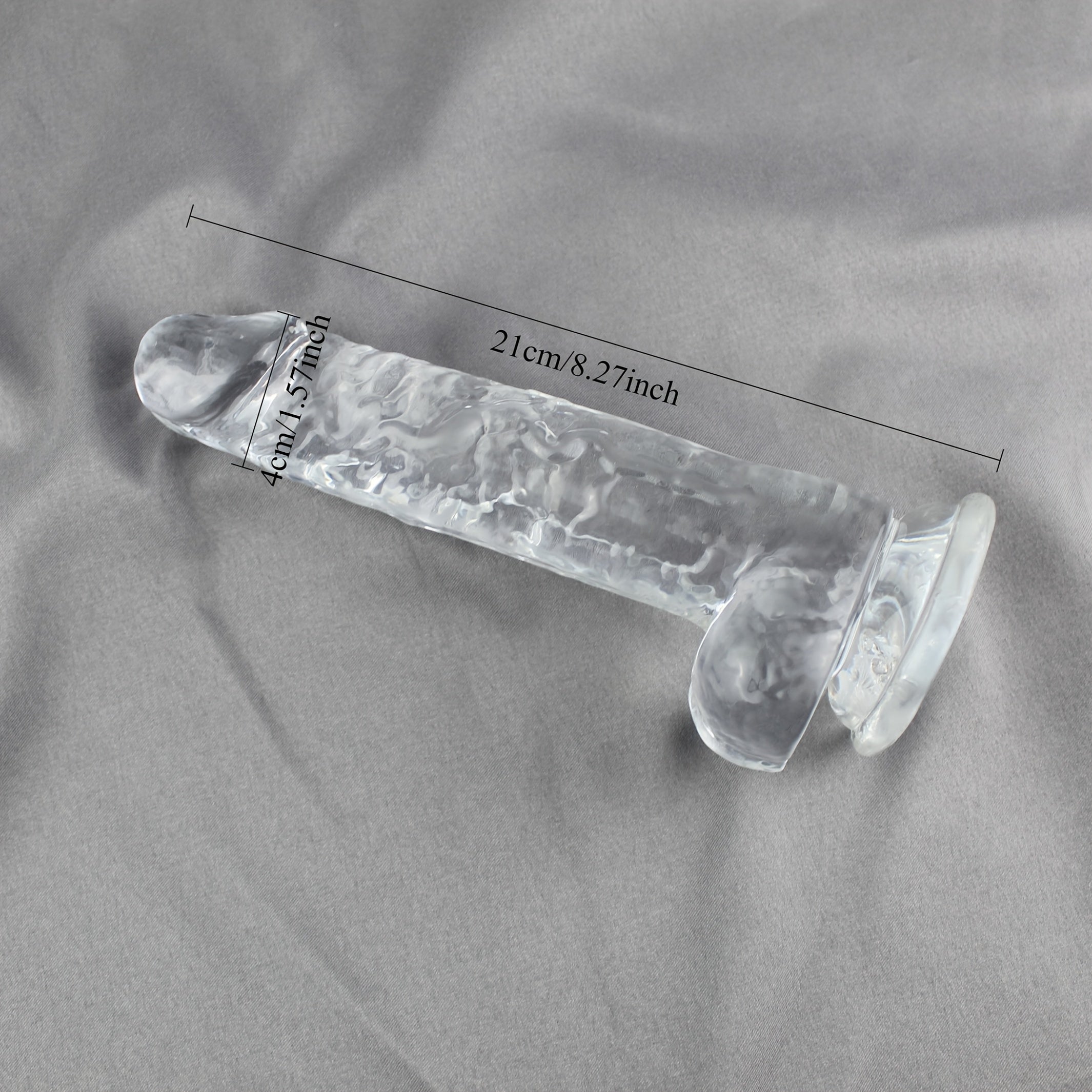 Realistik Silikon Dildo suyuqlik bilan Vaginal va Anal Stimulyatsiya uchun