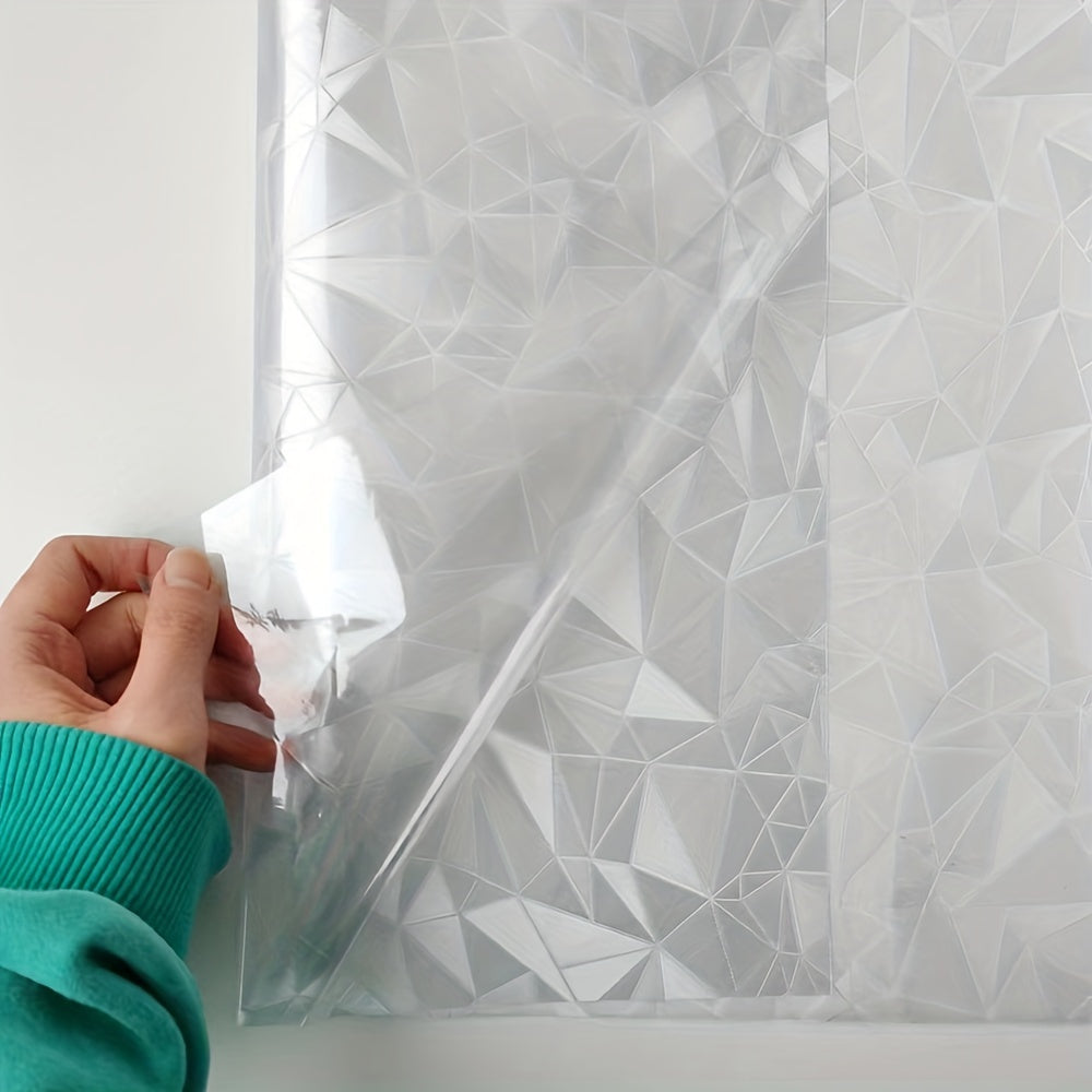 Prismatic Electrostatic Glass Window Sticker Privacy Decor for Office Bathroom Home