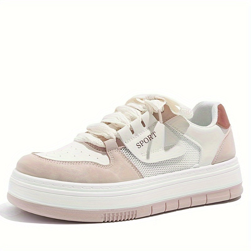 Women's Casual Sports Sneakers Lightweight Solid Color All-Season Rubber Sole
