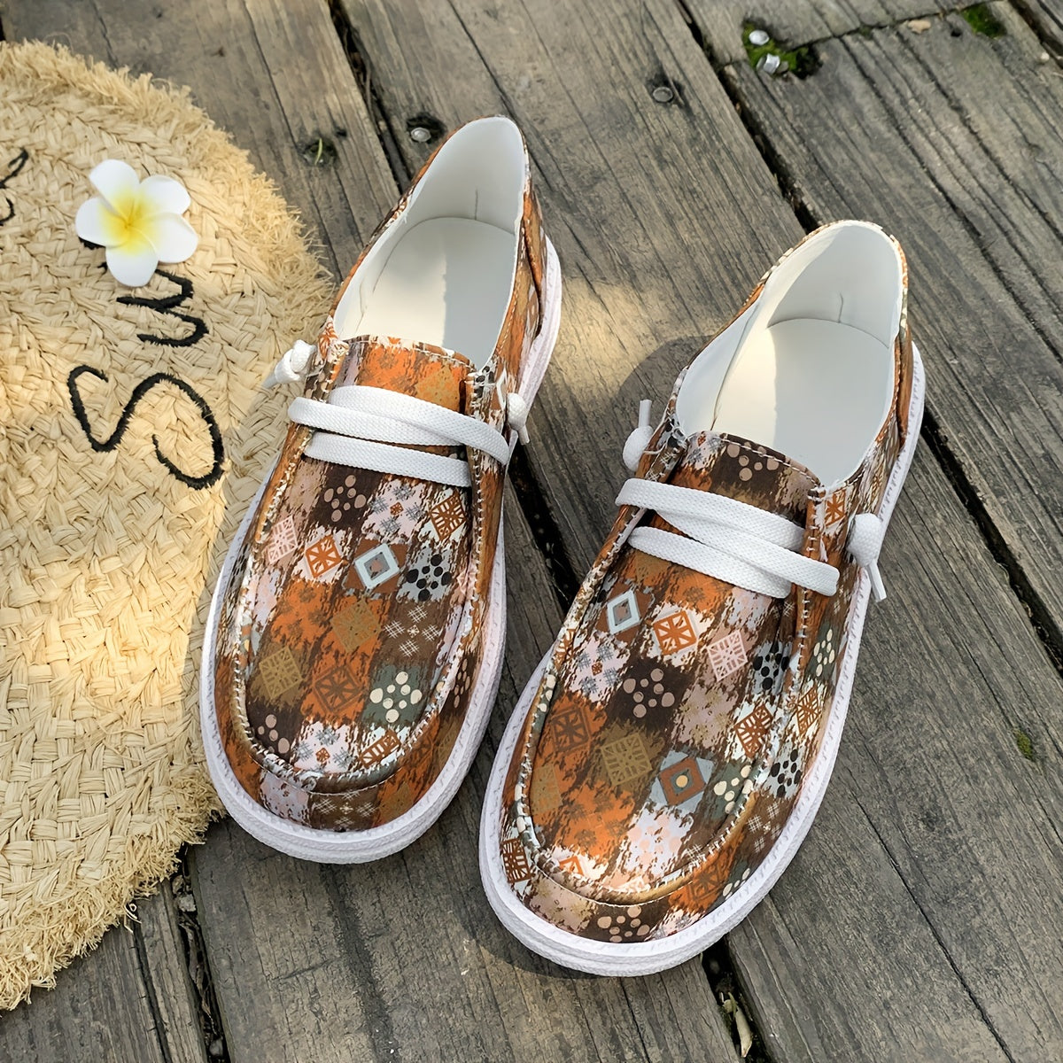 Women's Mesh Flat Sports Shoes Lightweight Athletic Sneakers