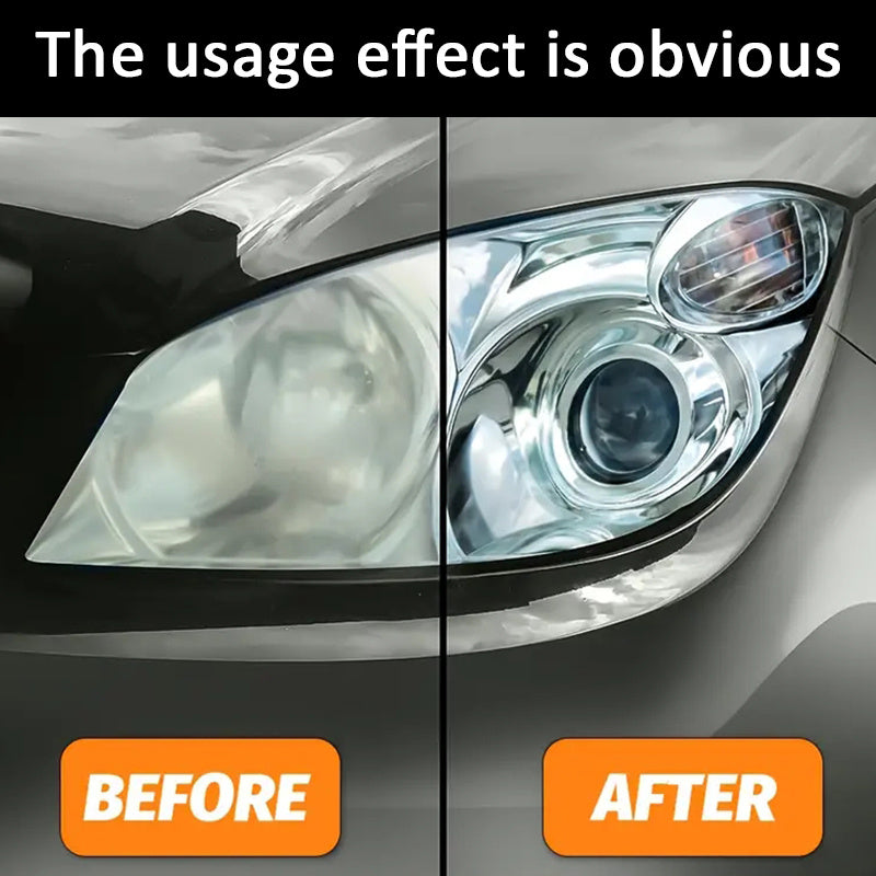 Car Headlight Restoration Paste for Brightness, Scratch Removal, Yellowing