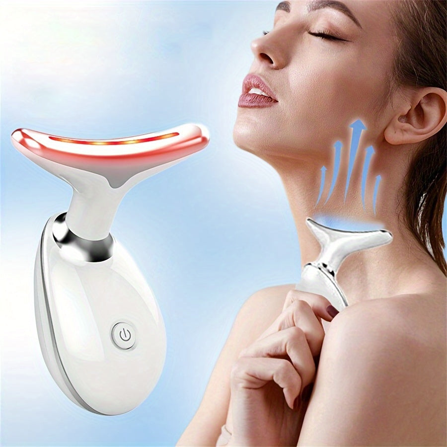 Face and Neck Massage Tool in 3 Colors USB Rechargeable Portable Facial Massager for Women