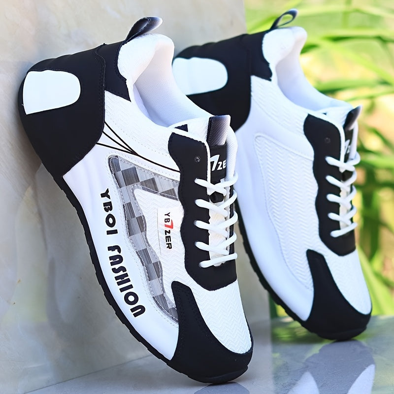 Men's Breathable Low Top Training Sneakers Non-Slip Durable for Outdoor Jogging and Travel