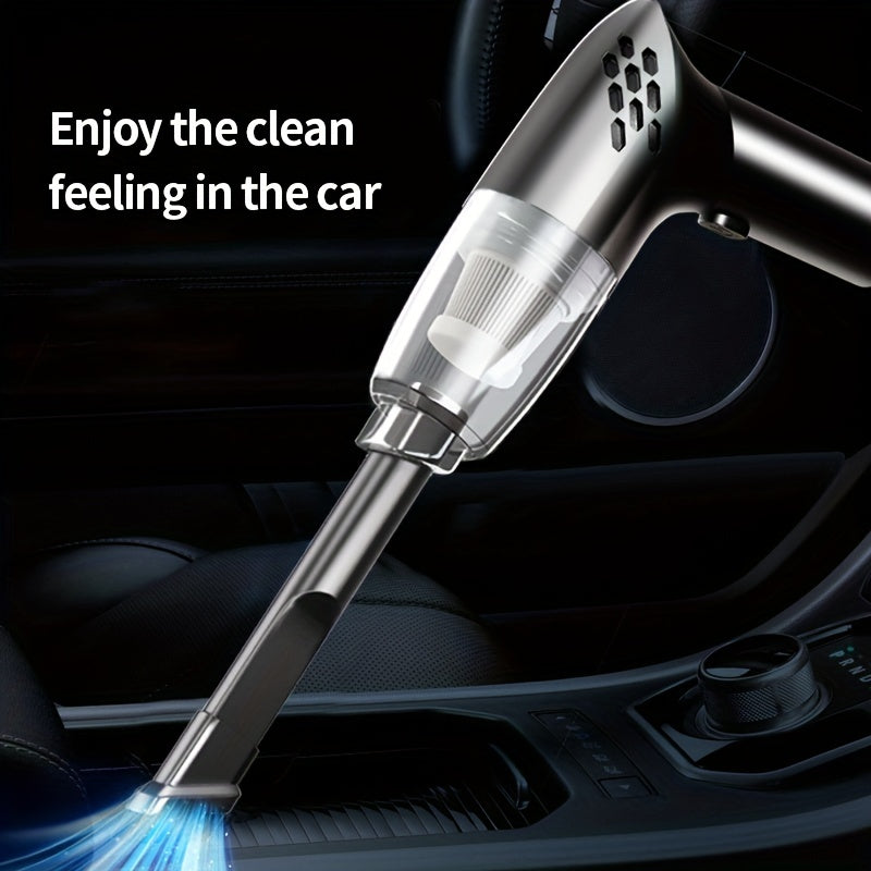 Car Handheld Vacuum Cleaner 12V Compact Lightweight with Crevice Tool