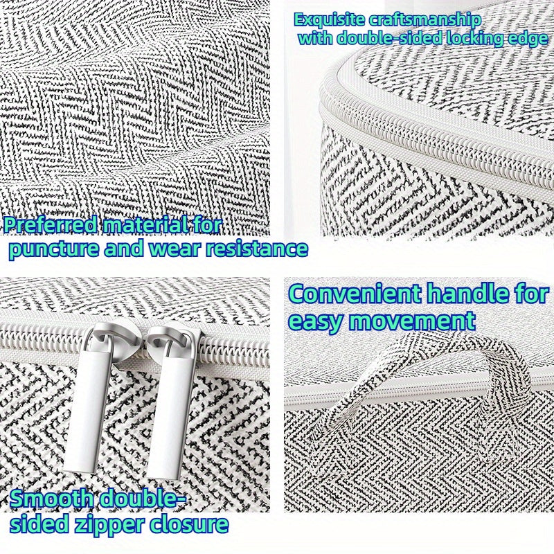 Square Shaped Quilt Storage Bag Large Capacity Moistureproof Mildewproof Home Organizer