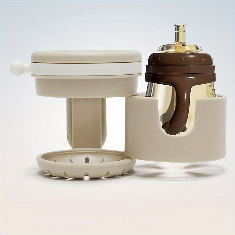 Stroller Cup Holder with Storage Rack and Phone Holder for Baby Carriage