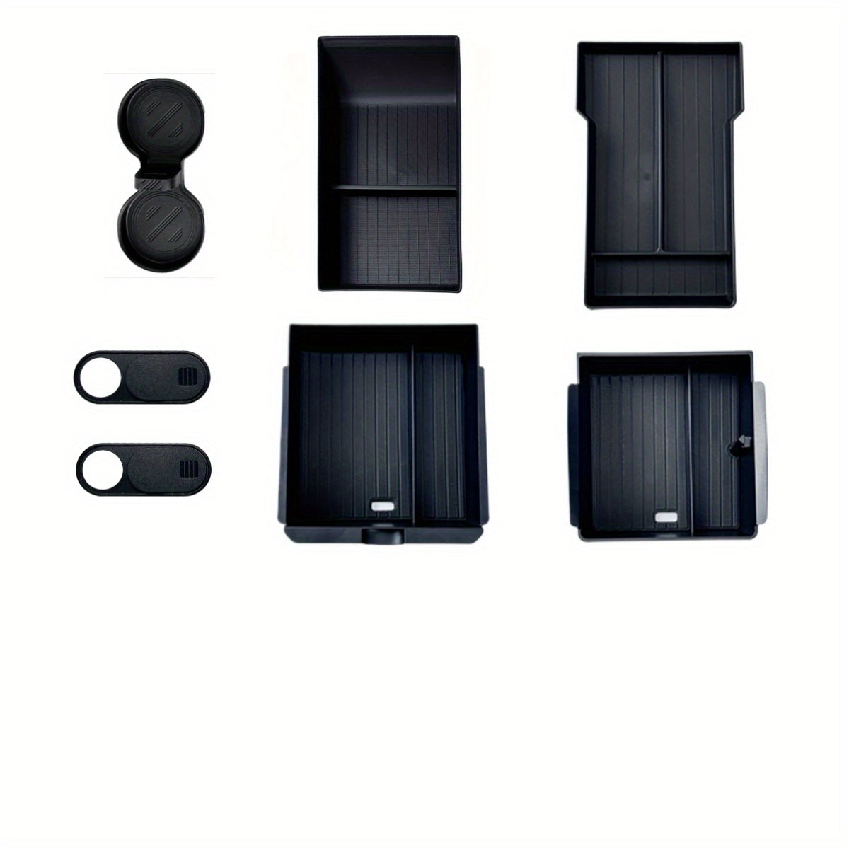 7Pcs Car Center Console Storage Box Organizer for Model Y Juniper 2025