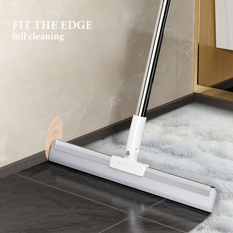 All-in-One Silicone Squeegee for Floors Windows and Car Windshields Adjustable Handle