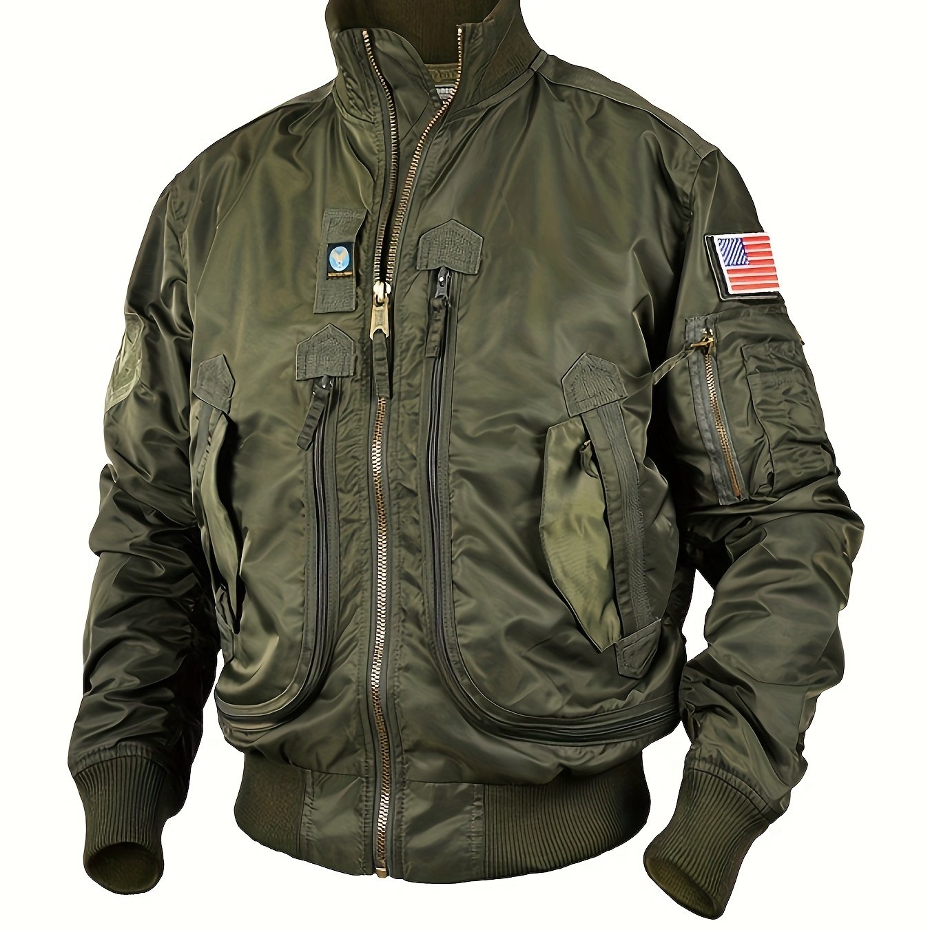 Katta o'lchamdagi Erkaklar Uchish Kostyumi Jaketi