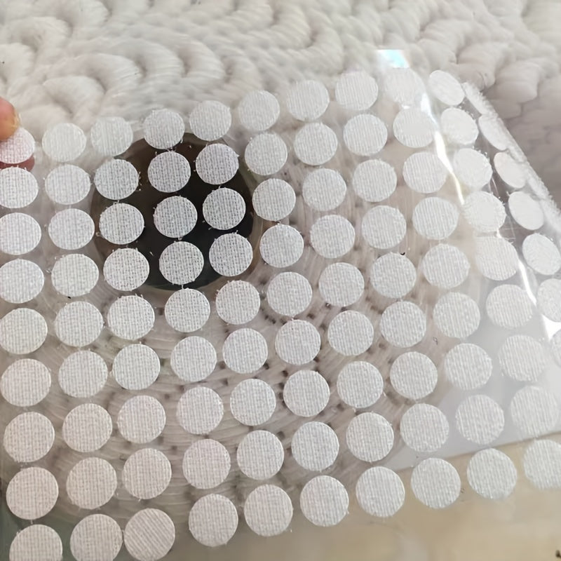 Cinta de nailon autoadhesiva de 0,394 pulgadas, 1000 piezas para organización de manualidades