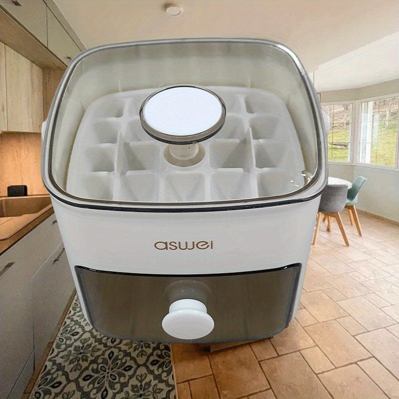 Portativ yuqori sifatli muz tayyorlagich muzli ichimliklar uchun - oson bosiladigan qopqoq, katta sig'im, zaryadsiz ishlash, plastik material, tetiklantiruvchi ichimliklar uchun mukammal. Zamonaviy oshxona aksessuari bilan