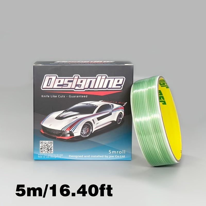 Виниловая плёнка для автомобиля, безножевая лента для разметки линии резки, автомобильные аксессуары 5M 10M 50M
