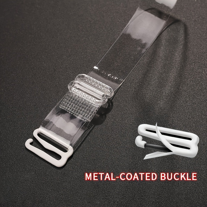 10 Transparent Adjustable Shoulder Straps for Women's Lingerie Bra Accessories
