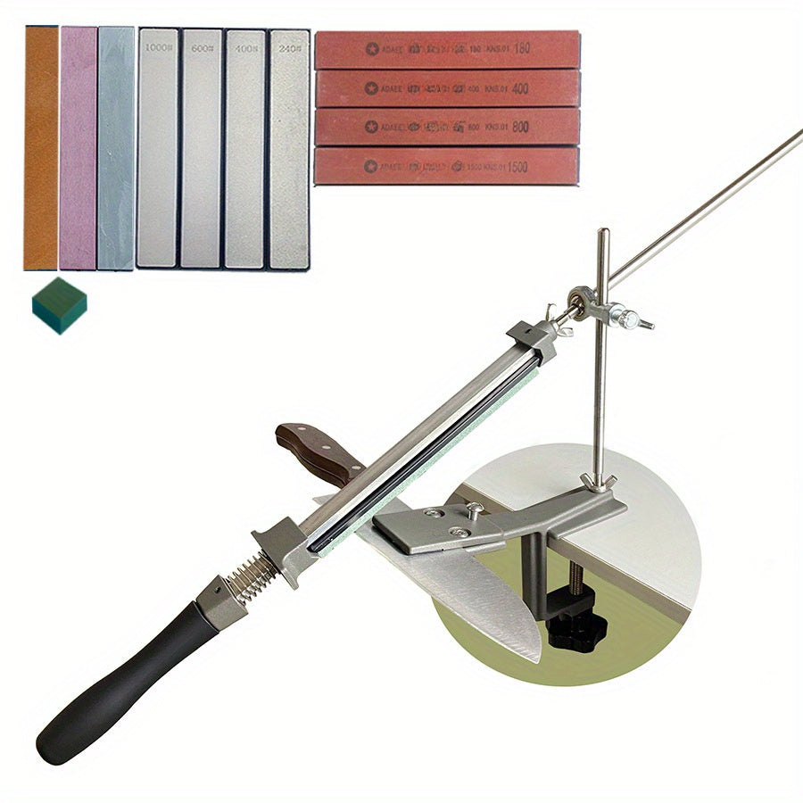 Кухонный инструмент для заточки с фиксированным углом для точения и шлифовки ножей алмазной шлифовальной камнем