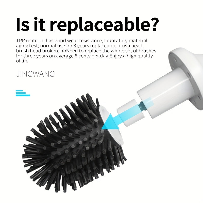 "Uzoq tutqichli Aqlli Elektrik Tualet Tozalash To'plami - USB orqali zaryadlanadigan, hech qanday joy tozalanmasdan qolmasligi uchun, uy va hammomda foydalanish uchun oson bitta tugma bilan boshqarish, tualet va hammomlarni tozalash uchun ideal."