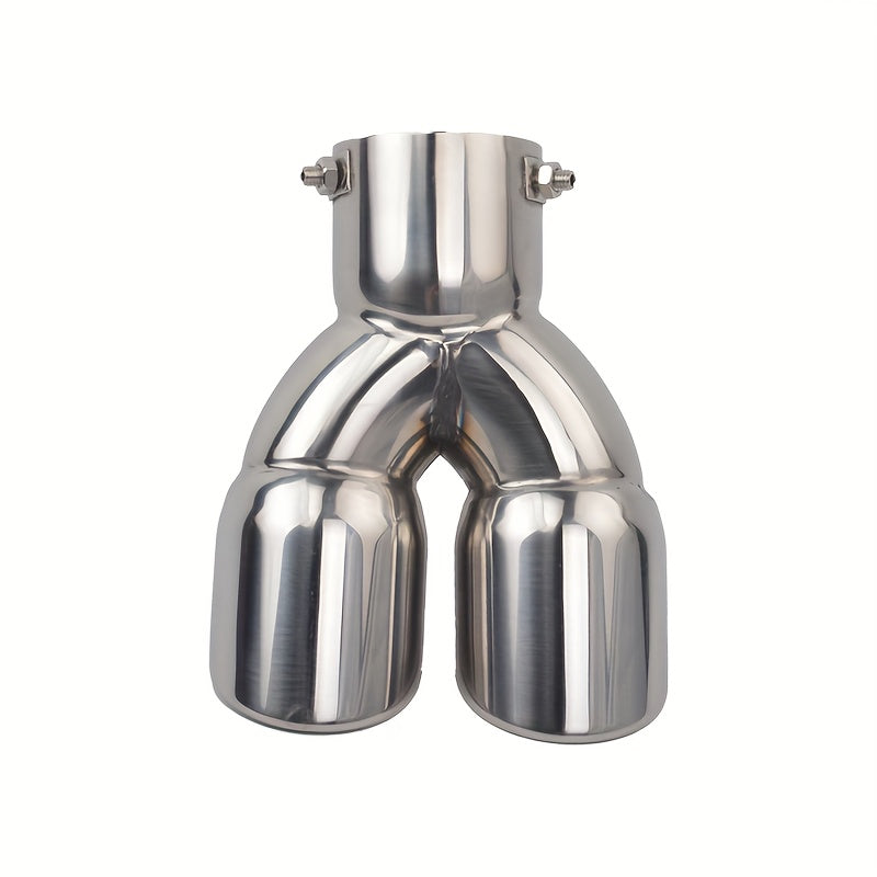 Stainless Steel Car Exhaust Pipe Double-Row Straight Large Tail Pipe Modification Kit