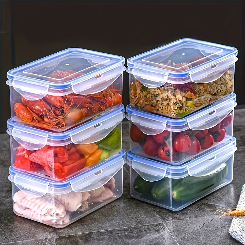 Food Storage Container Stackable Transparent Sealed Kitchen Pantry Organizer