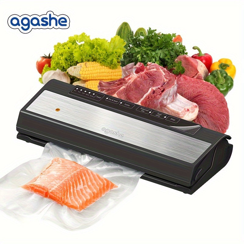Uy oshxonasida oziq-ovqatni saqlash uchun 50 ta paket, 17*25cm, Vacuum Sealer. Avtomatik yopish, 28cm kenglikdagi paketlar uchun mos. Rostdan yasalgan po'lat panel, 5 issiqlik rejimi, ho'l/quruq oziq-ovqat sozlamalari.