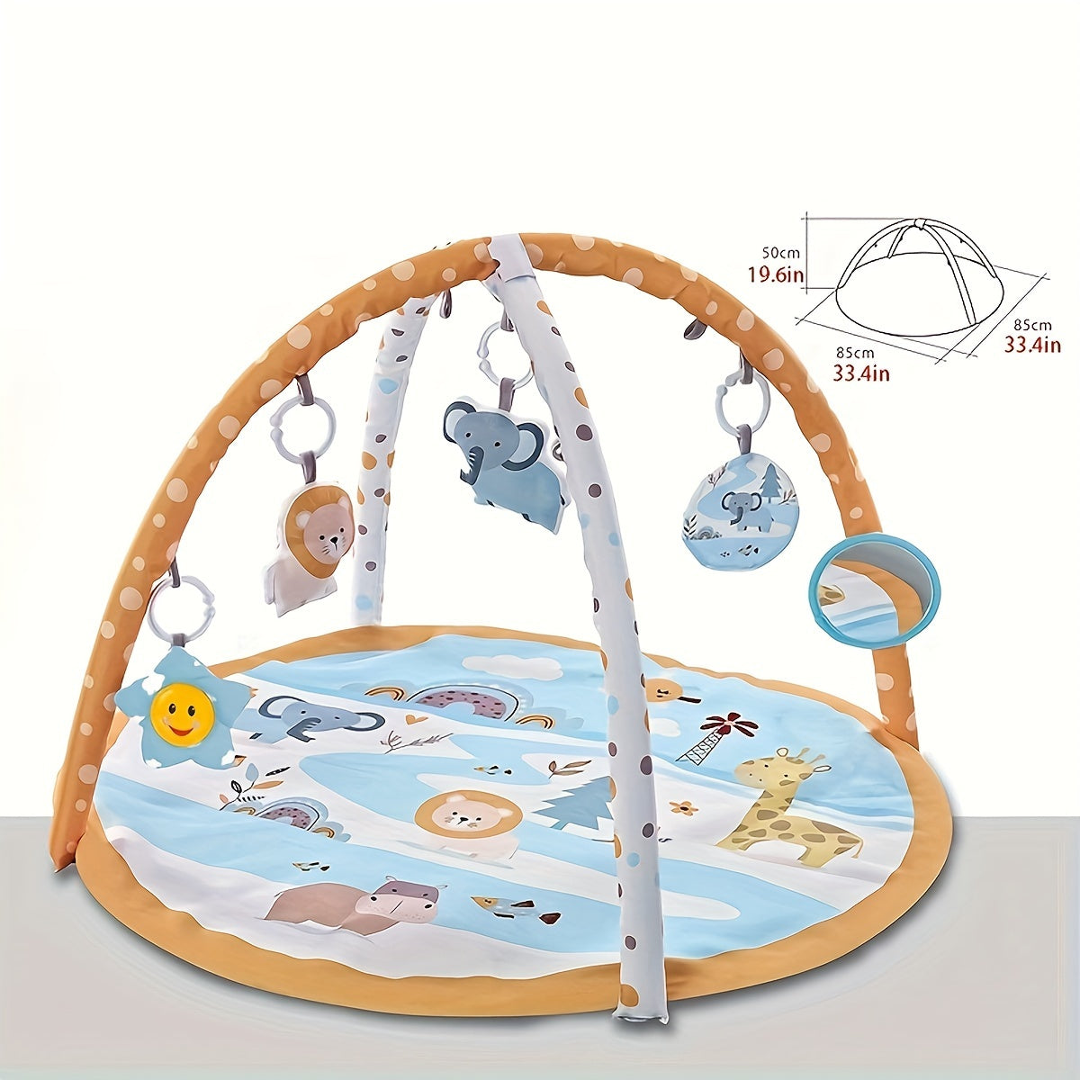 Bolalar uchun Musiqa bilan Kartun mavzusidagi Interaktiv O'yin Katta - Yumshoq Polyesterdan tayyorlangan, Ko'p rangli, Tiz cho'zish va Kognitiv rivojlanish uchun mukammal - Bolalar uchun Ta'limiy Mashq O'yinchoq.