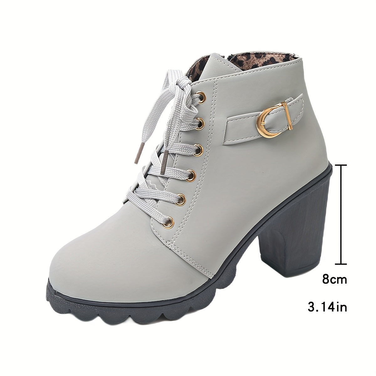 Women's Platform Wedge Boots Non-slip Rubber Sole Winter All-Season