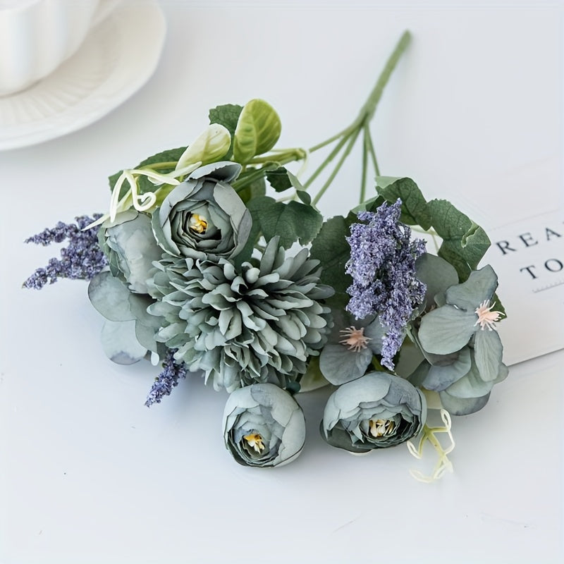 Artificial Flowers 1/3pcs Simulated Roses and Chrysanthemums for Home Decor Weddings and Parties