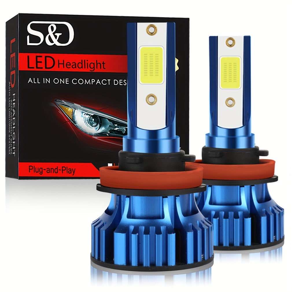 Car LED Headlight Bulbs 60W 20000LM Auto Lamp H1 H3 H4 H7 HB3 HB4