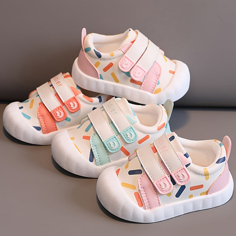 Детские кроссовки низкого хода для мальчиков и девочек, микрофибра, синтетическая кожа, нескользящая, для помещений и улицы, весна, осень