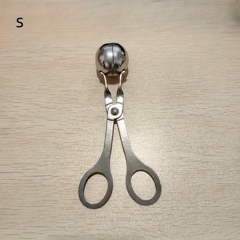 Herramienta de moldeador de albóndigas de acero inoxidable, herramienta manual para bolas de pescado y arroz, molde de cocina para cocinar