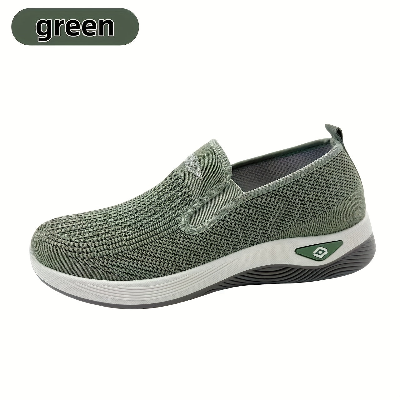 Women's Slip-On Sneakers Low Cut Comfort Walking Shoes Breathable Cushioned