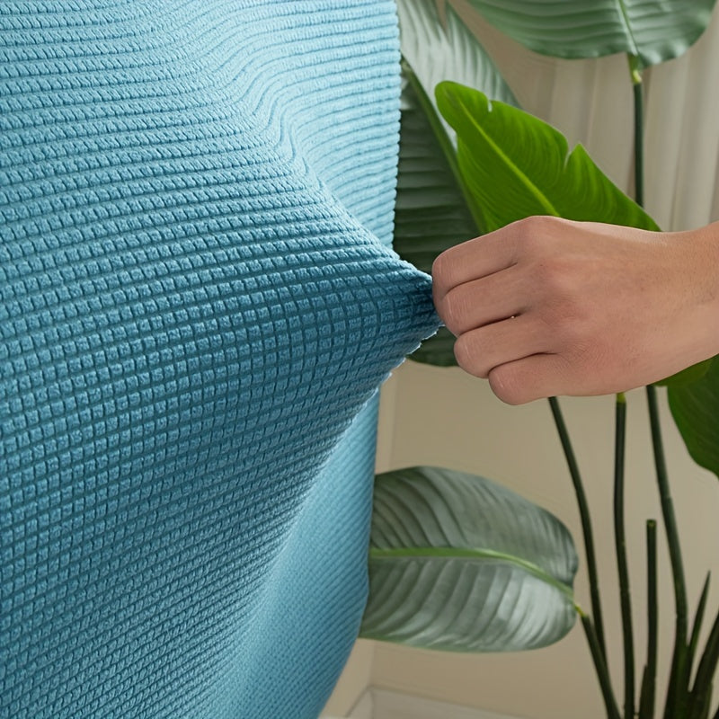 Machine Washable Polyester Fiber Fill Headboard Cover with Macaron-Inspired Corn Texture