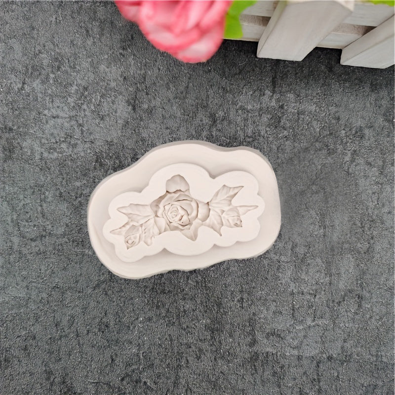 3D Silicone Flower Garland Mold for Cake Decorating Mini Candy Fondant Baking Tools
