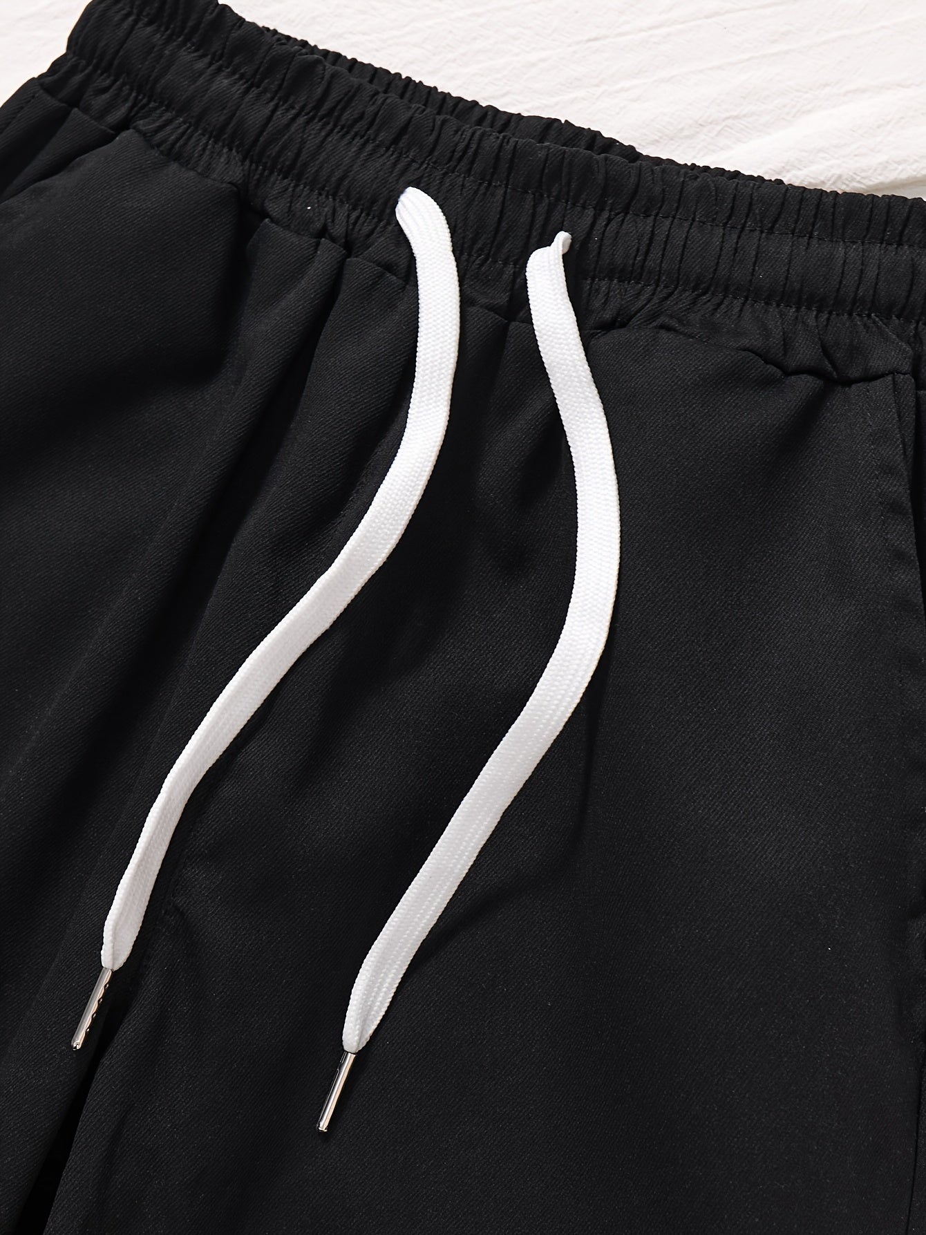 Boys Cargo Pants with Elastic Waist and Multi-Pocket Design in Durable Polyester for All Seasons