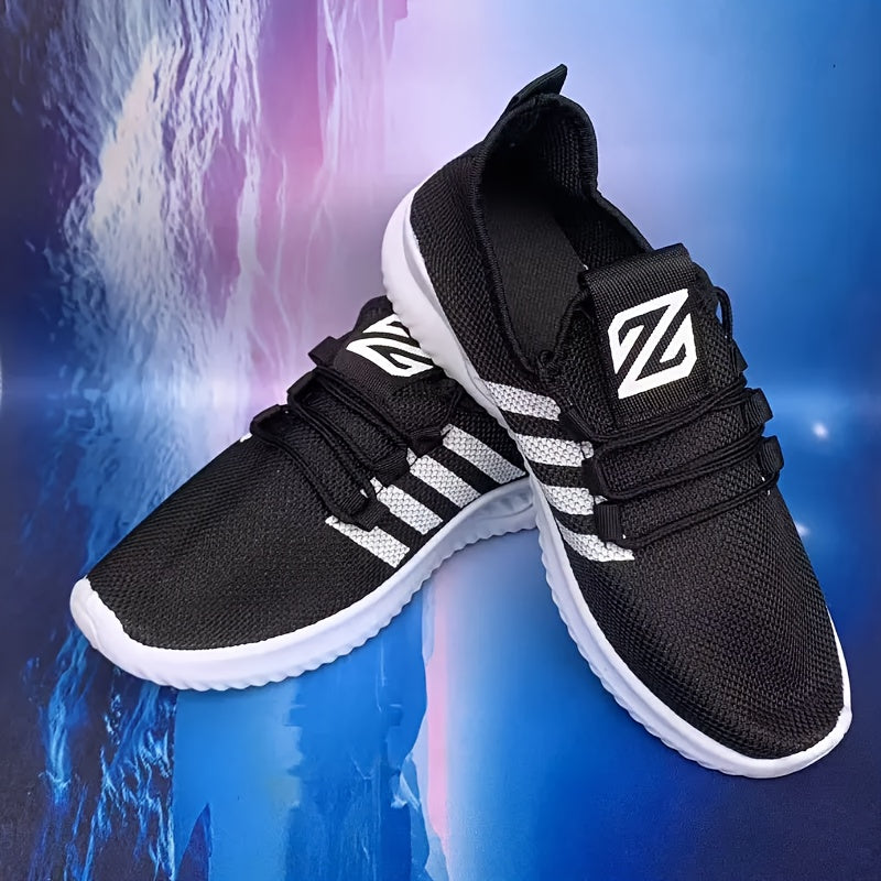 Men's Breathable Casual Sneakers Slip-On Canvas Low Top All-Season Durable PVC Sole