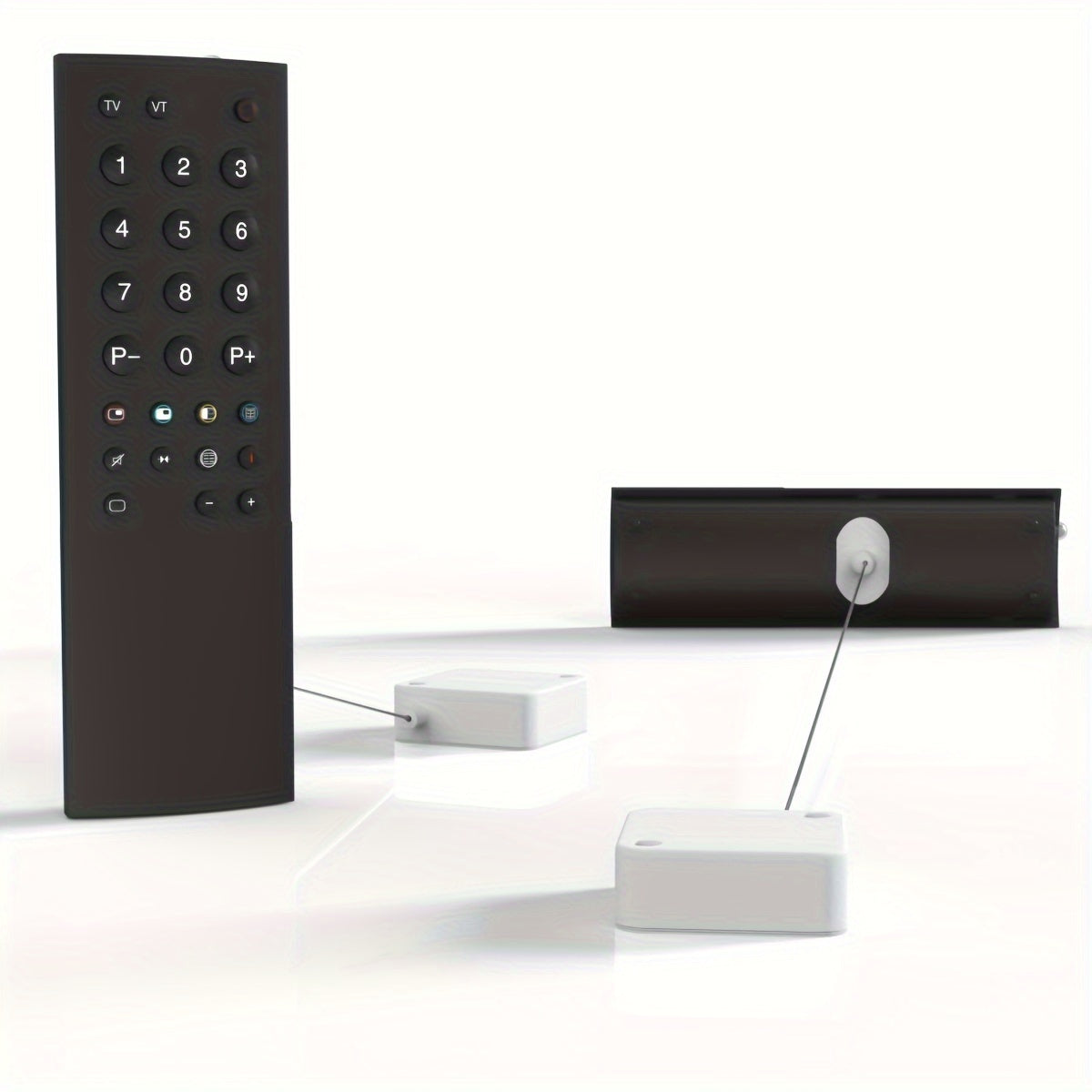 6.5ft Remote Control Cable Tether Adjustable Locking Cord for TV Air Conditioner Game Controllers