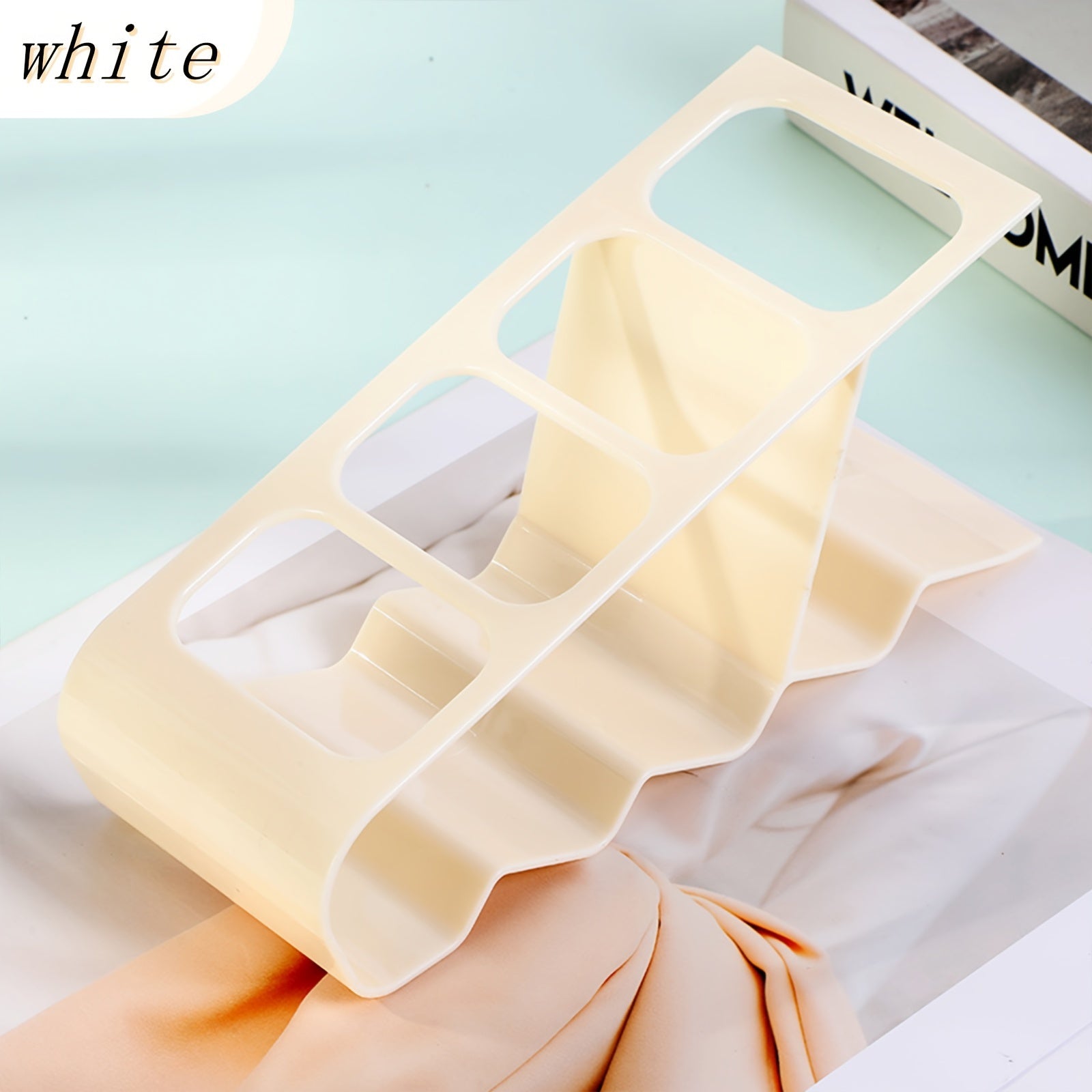 Multipurpose Remote Control Holder for Four Remotes Black Brown White No Batteries Needed