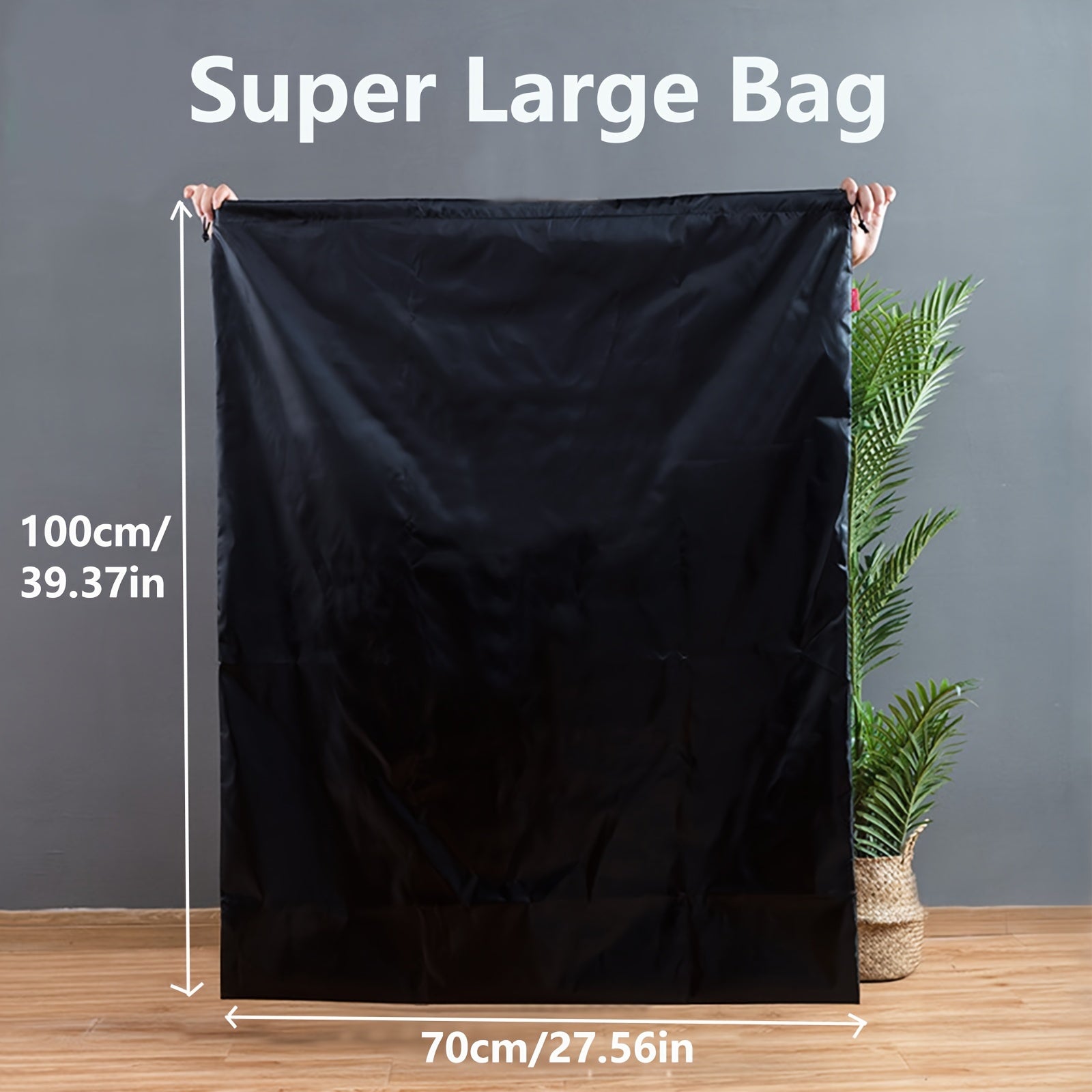 Nylon Laundry Bag with Drawstring for Travel and Delicates Heavy Duty Washable Storage