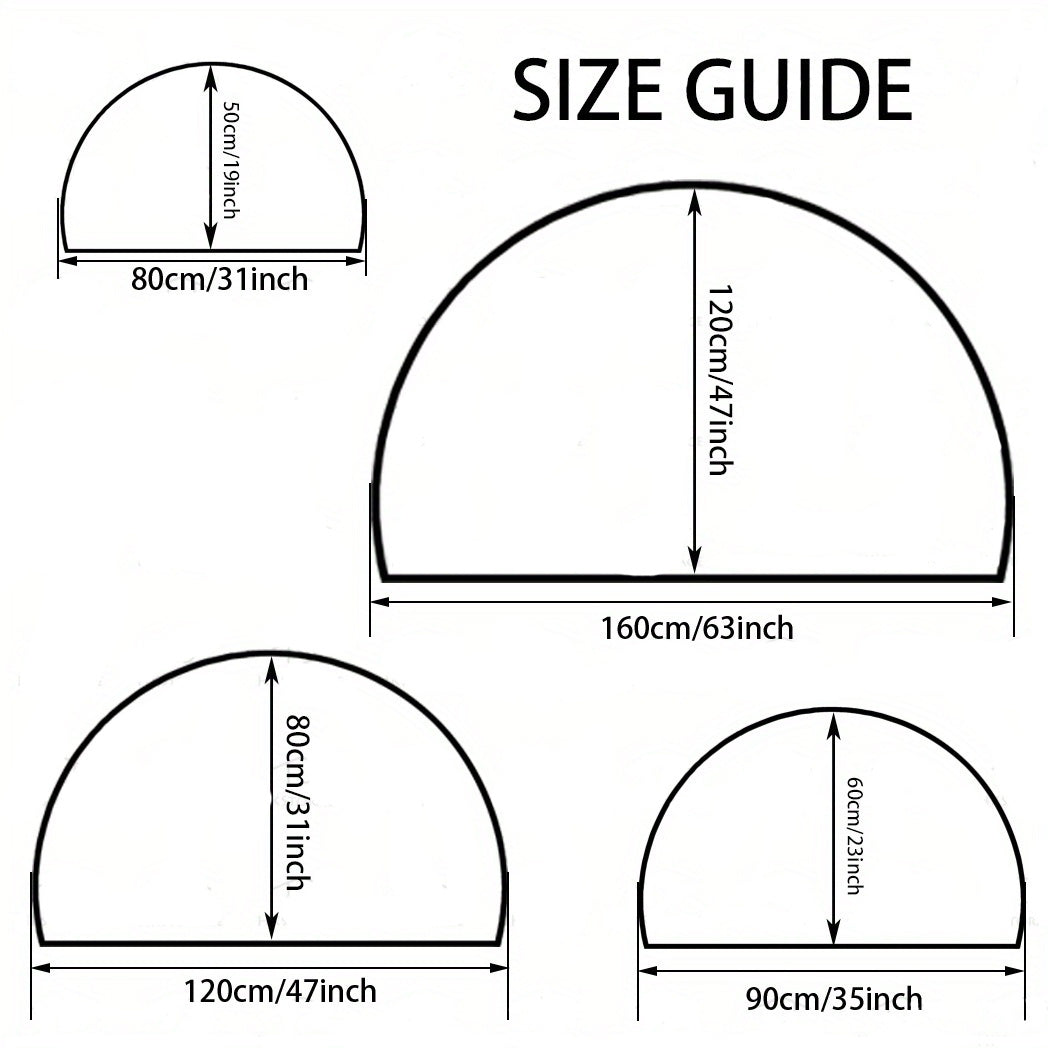 Floral Pebble Welcome Mat Non-Slip Indoor Outdoor Rug Entryway Kitchen Bathroom Patio