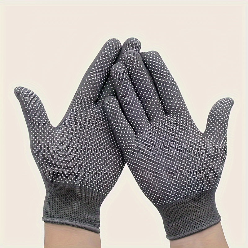 10 Non-Slip Durable Work Gloves Unisex Lightweight Breathable Nylon