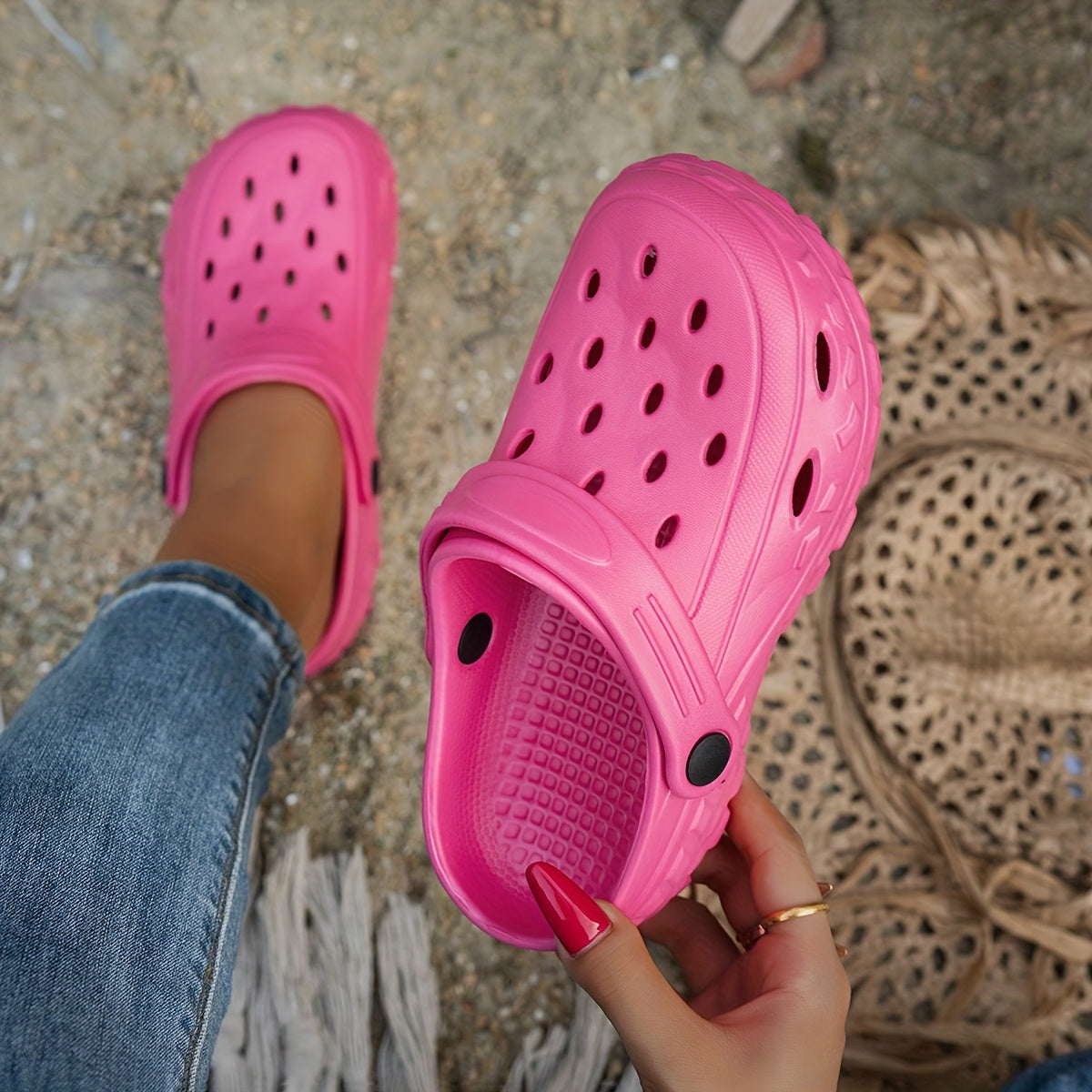 Women's EVA Summer Thick-Sole Anti-Slip Beach Slippers