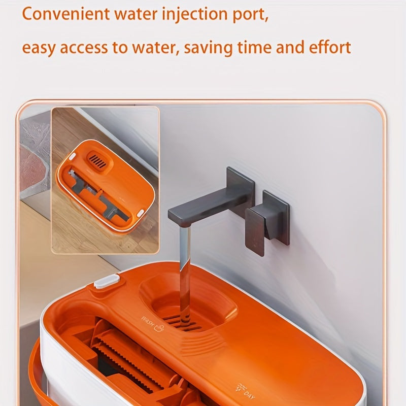 2-in-1 Scraping and Separating Bucket Set for Wood Vinyl Cement Floors