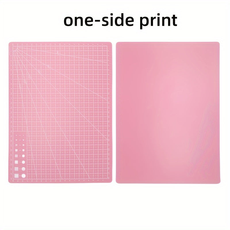 A4 Kesish matritsasi qoʻl sanʼati uchun stol usti 30x22cm PP material yashil pushti qora koʻk sariq toʻq sariq