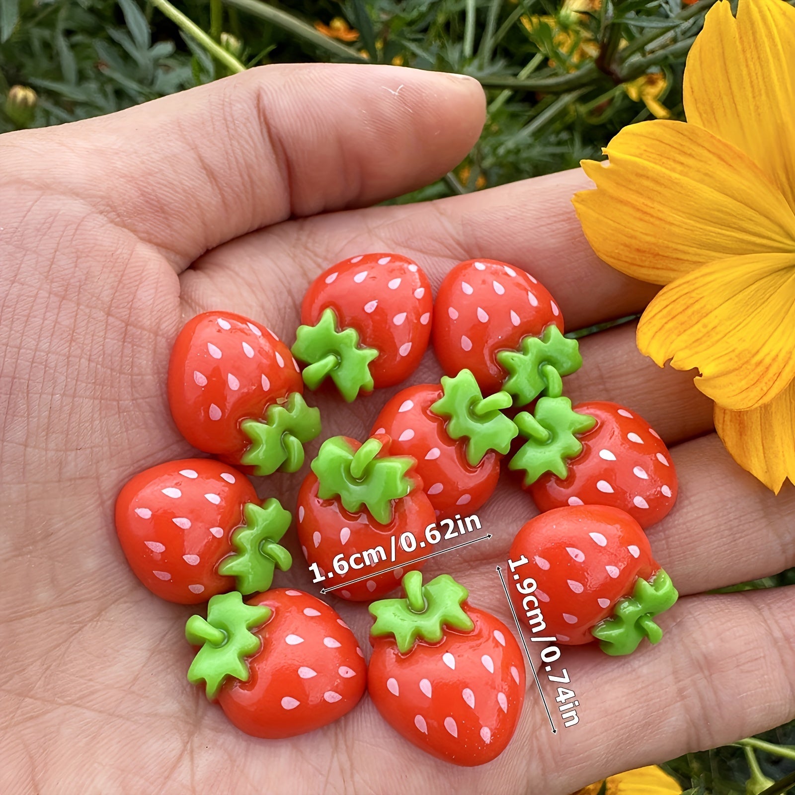 Kids Girl Silicone Strawberry Shoe Charms for Clogs and Garden Decor