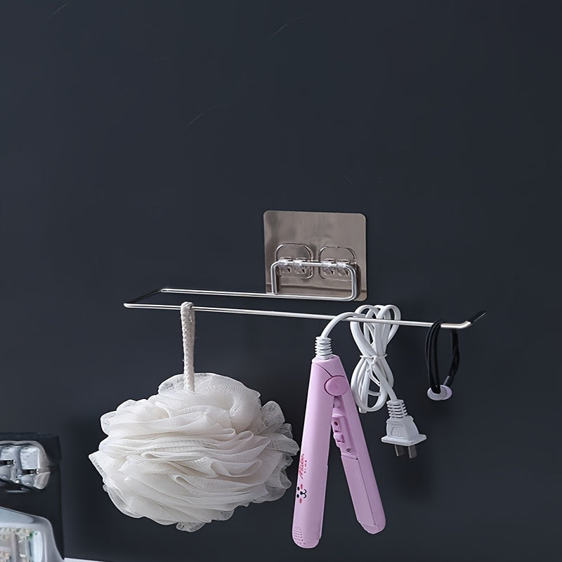 Boho zanglamas po'latdan yasalgan oshxona sochiq tutqichlari - devorga o'rnatiladigan, zangga chidamli, hammom va oshxona uchun ko'p maqsadli saqlash tokchasi (1 dona)