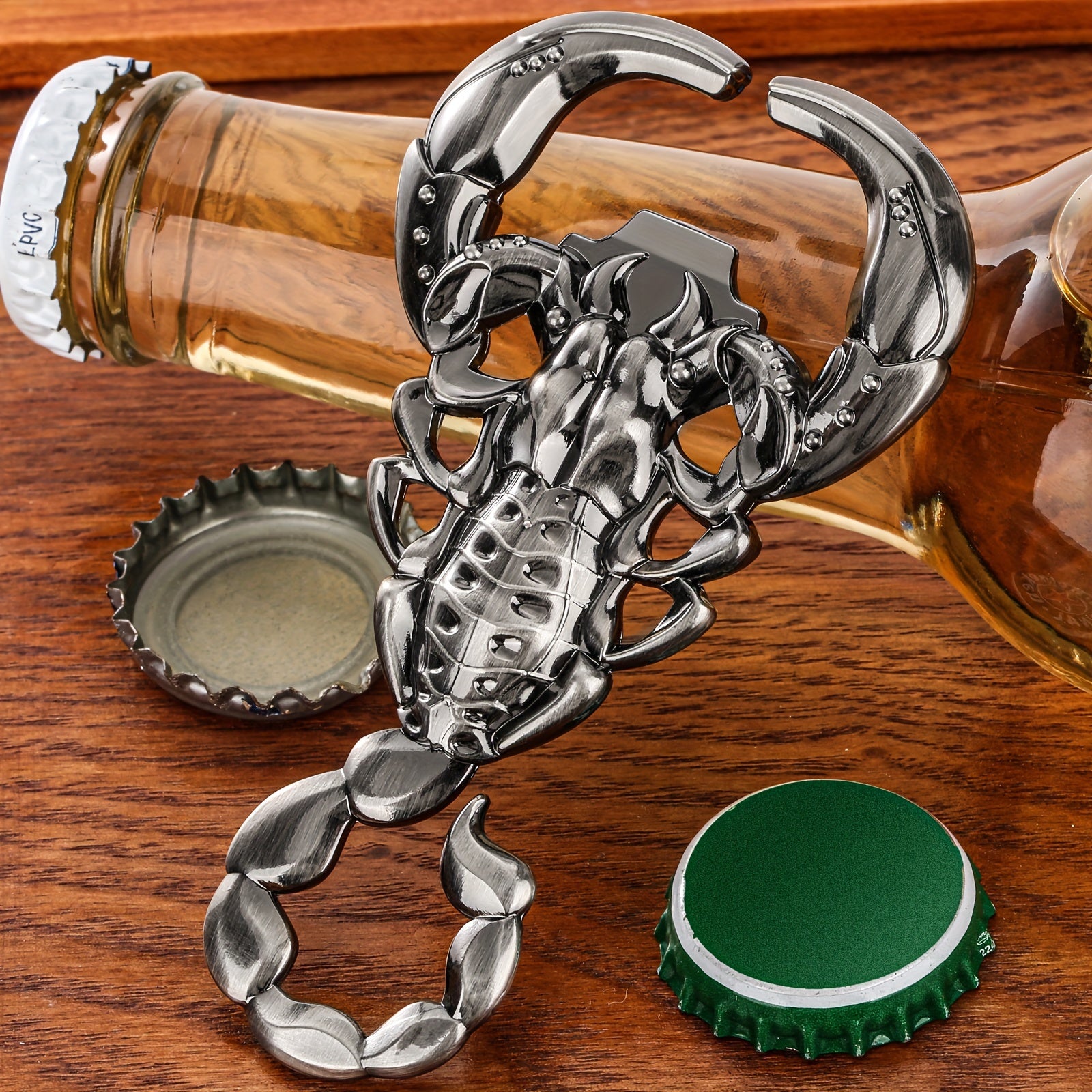 Stainless Steel Bottle Opener for Men Kitchen and Wine Accessories