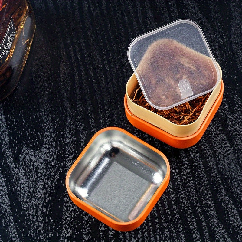 Portable Metal Cigarette Storage Box Waterproof Sealed Organizer