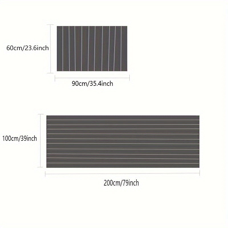 Полосатый впитывающий воду коврик для двери, нескользящий, маслостойкий, моющийся коврик для ванной