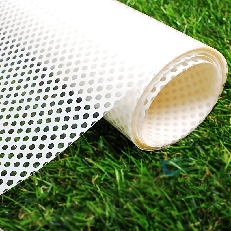 Stained Glass Window Privacy Film Black Vinyl One-Way Perforated UV Sun Blocking