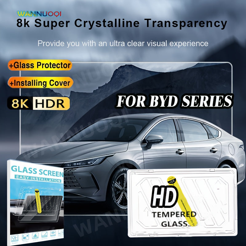 Hardness Tempered Glass Screen Protector for Car Displays Clear HD Anti-Fingerprint